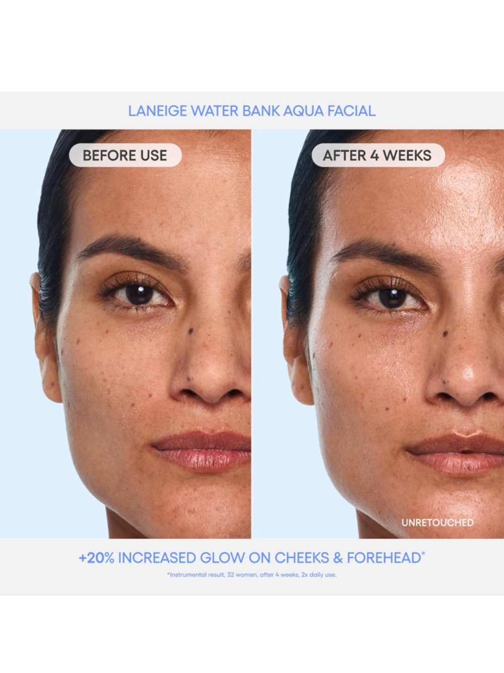 LANEIGE Water Bank Aqua Facial 30ml Serum with Sleeping Masks – Cica & Water - Picture 8 of 12